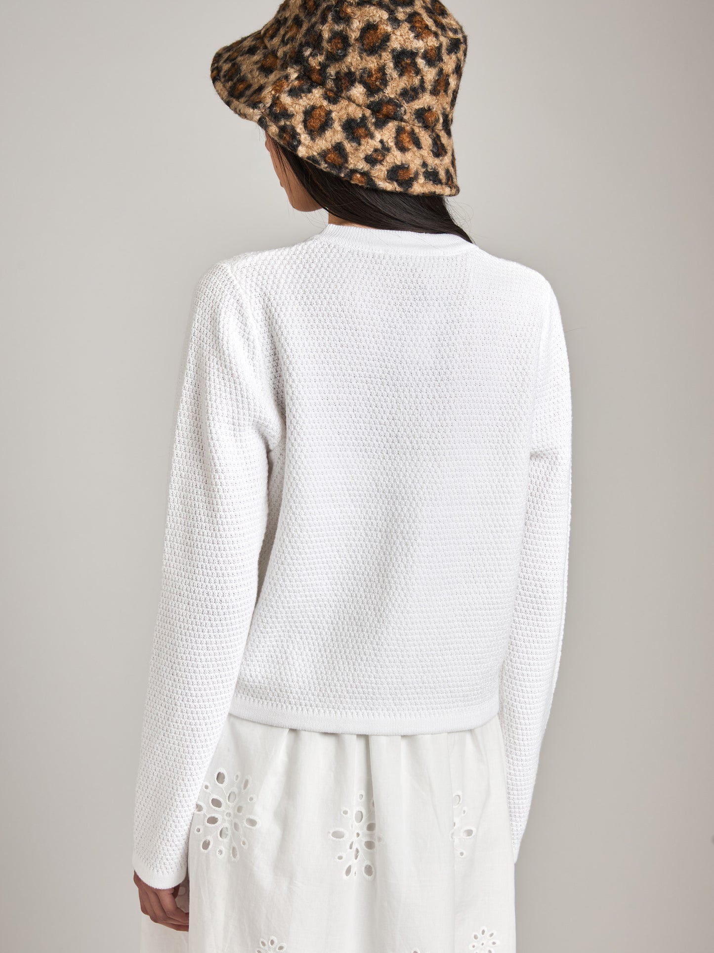 MONK & LOU - Lina Crewneck Cardigan - 