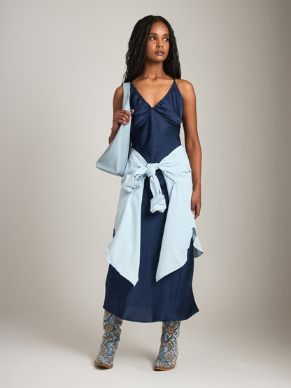 MONK & LOU - Lisa Slip Dress - Midnight Ink