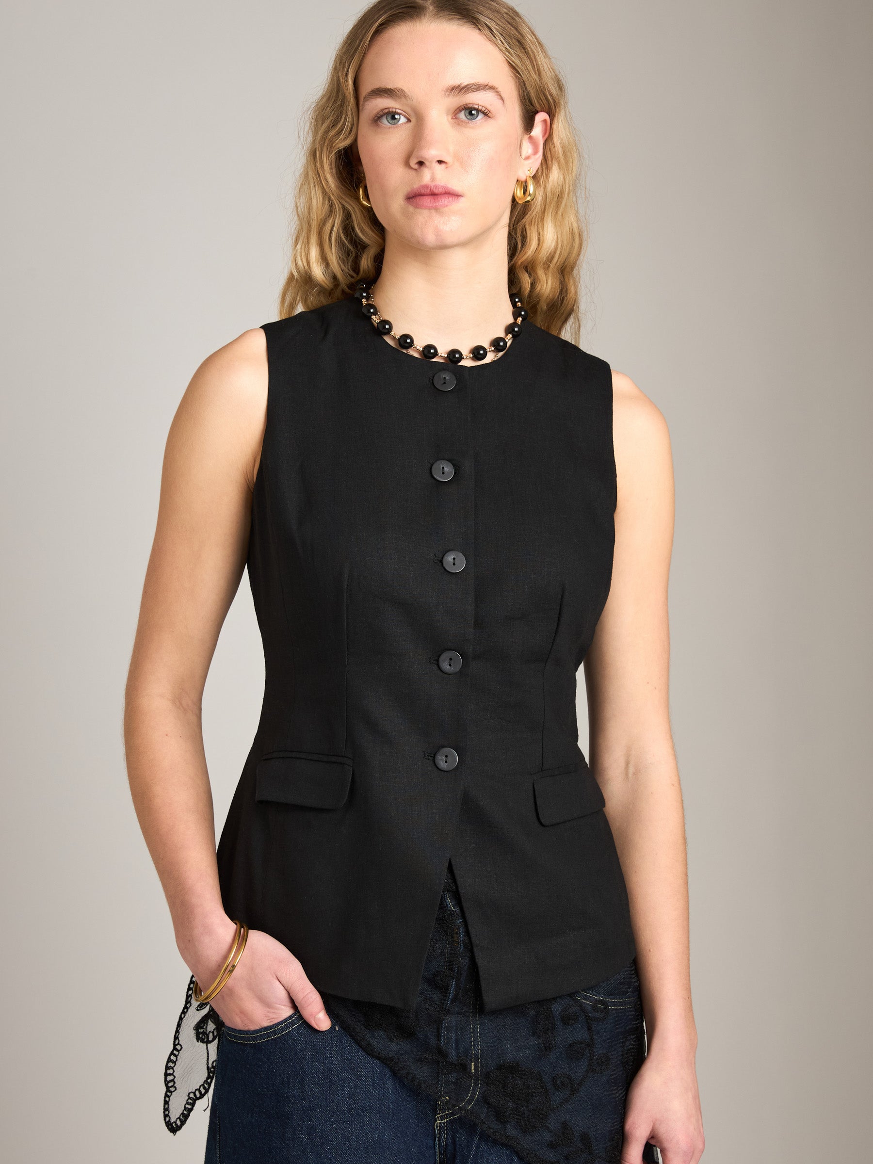 PROPAGANDA - Lorna Long Vest - 