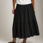 MONK & LOU - Luca Tiered Maxi Skirt - 