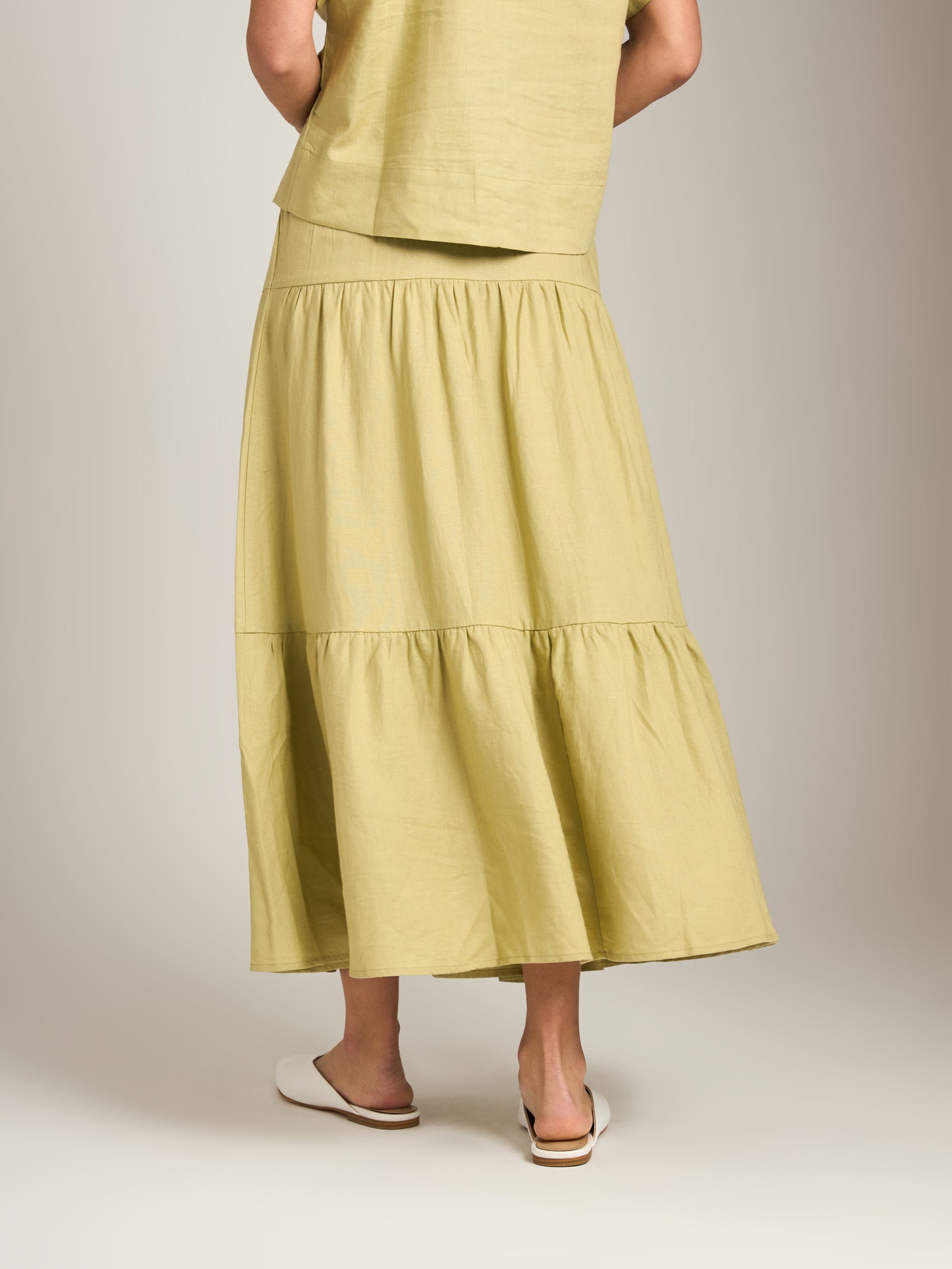MONK & LOU - Luca Tiered Maxi Skirt - 