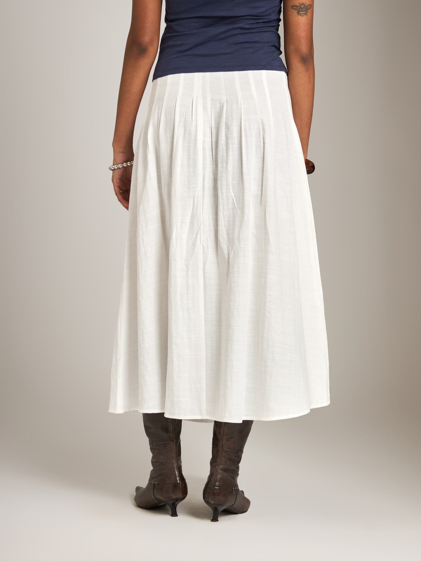 MONK & LOU - Malika Pleated Skirt - 