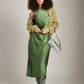 MONK & LOU - Marci Bias Dress - Matcha Green