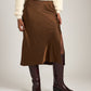 MONK & LOU - Nicola Satin Bias Skirt - 