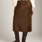 MONK & LOU - Nicola Satin Bias Skirt - 