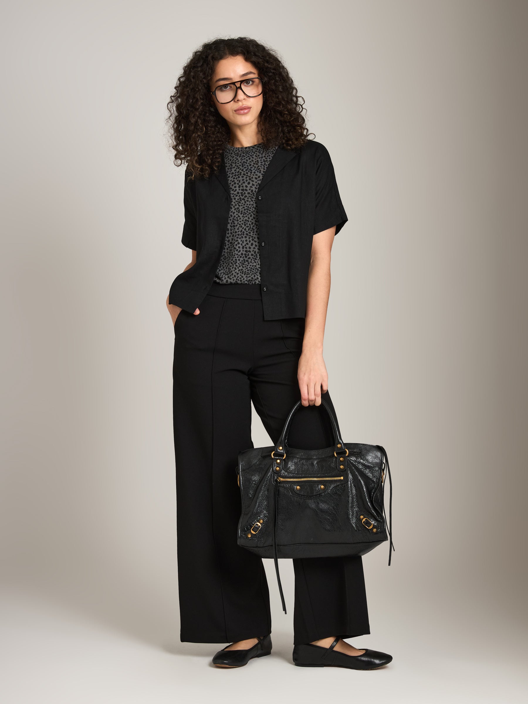 MONK & LOU - Oscar Resort Shirt - Black