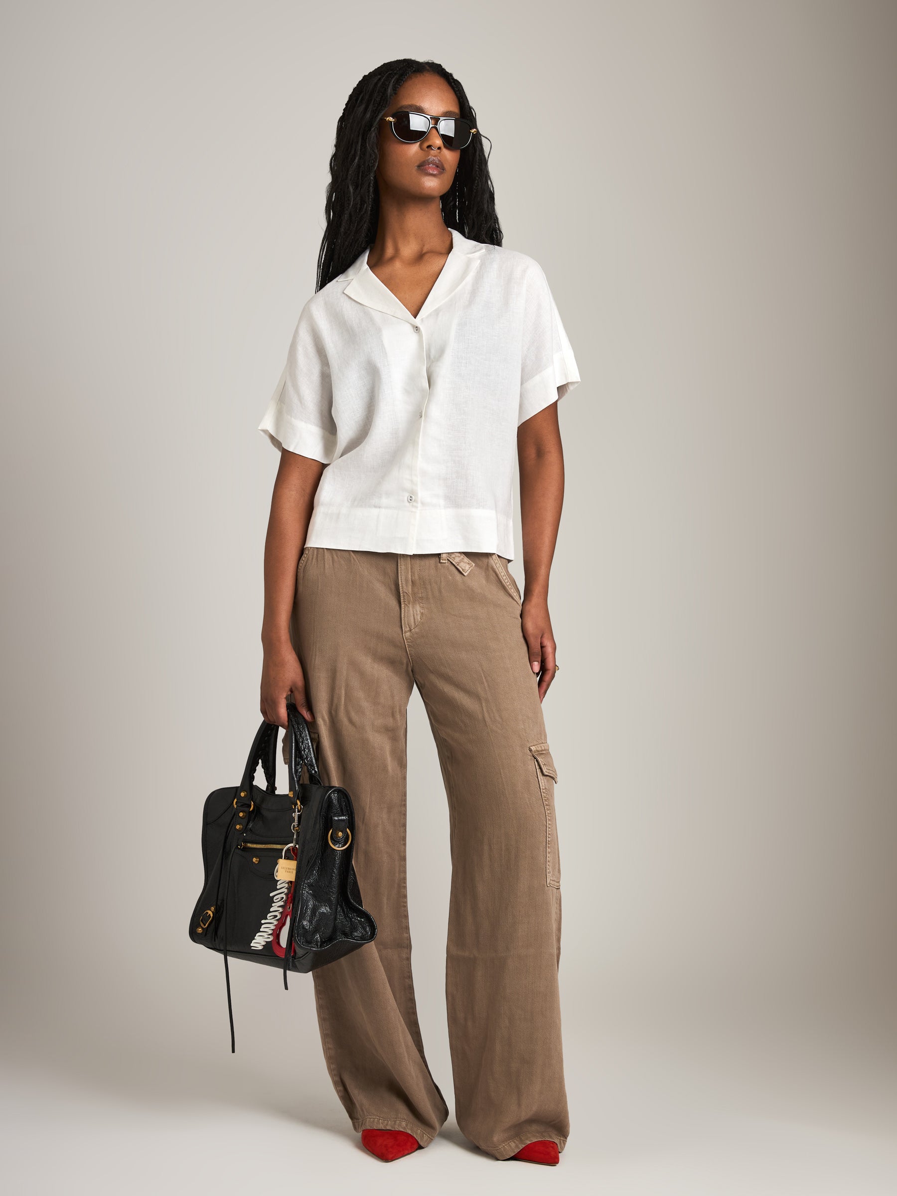 MONK & LOU - Oscar Resort Shirt - White