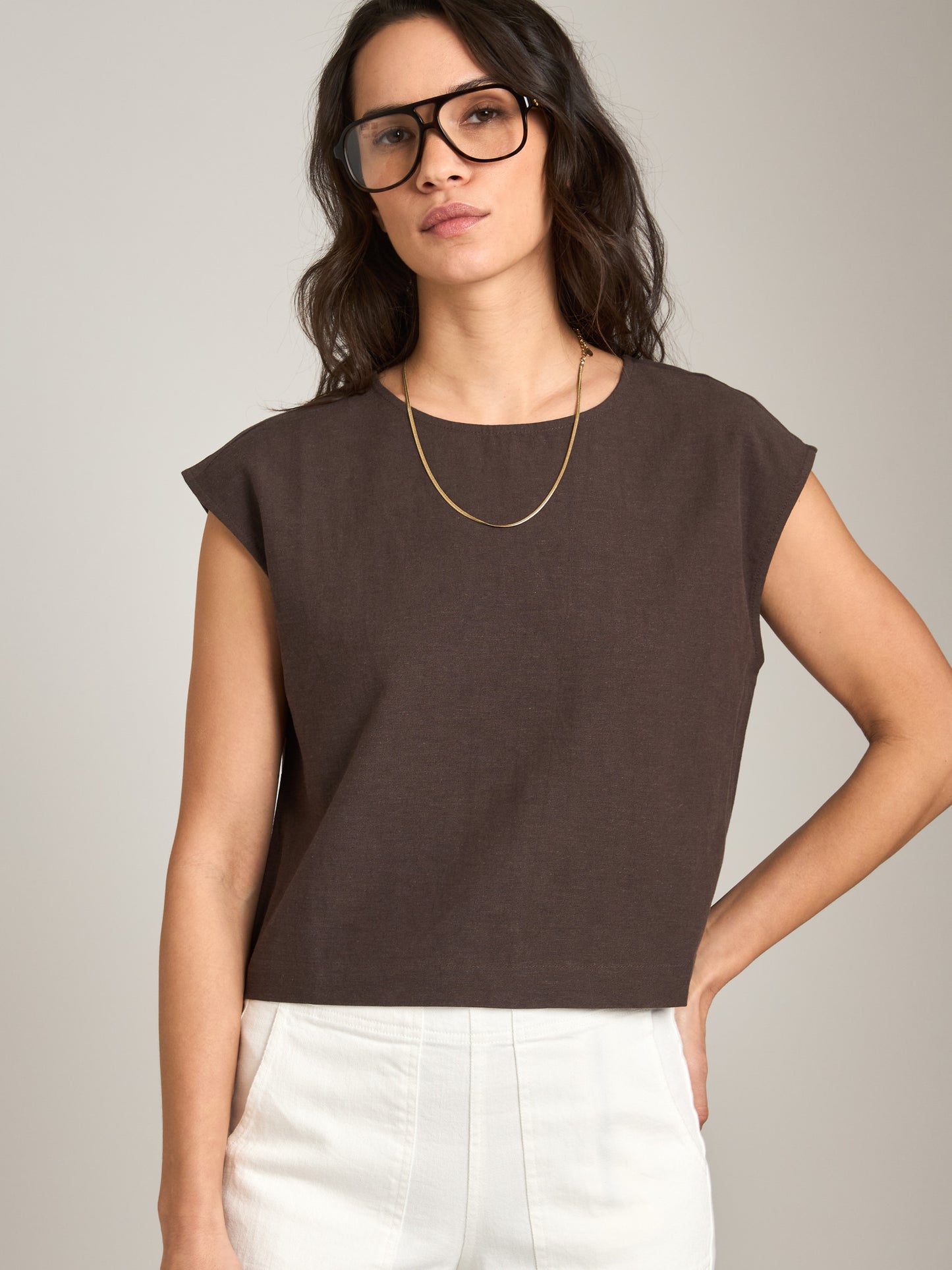MONK & LOU - Sutton Shell Top - 