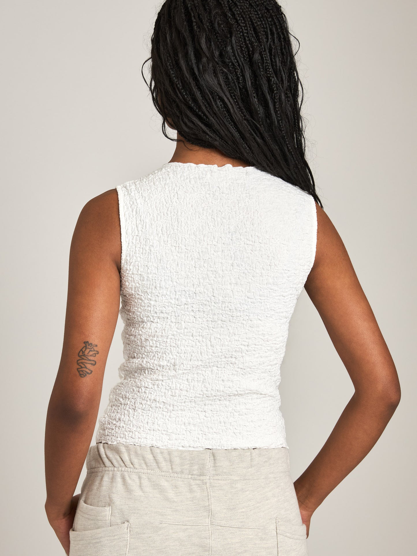 MONK & LOU - Textured Cotton Teya Top - 