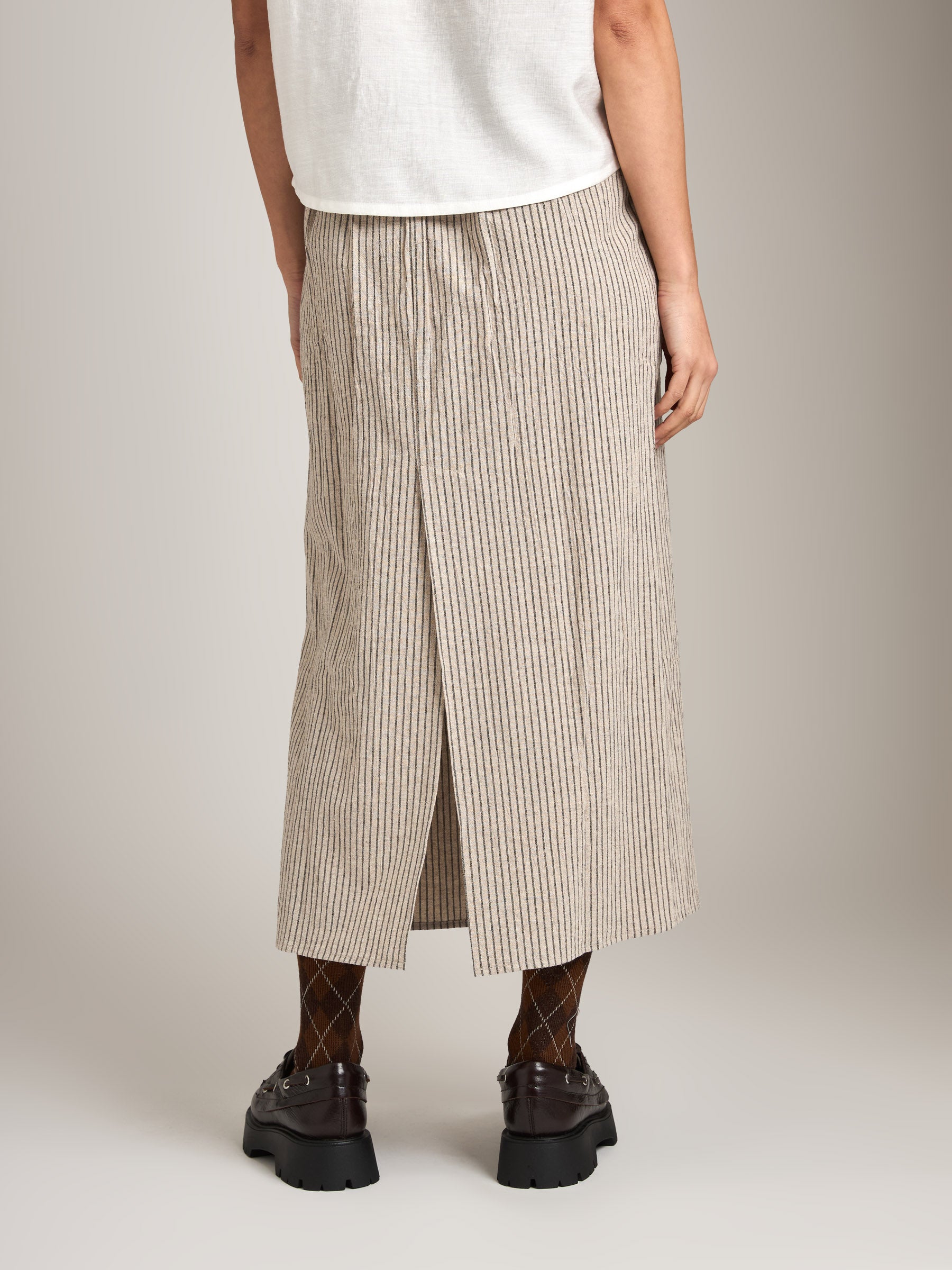 MONK & LOU - Thandi Stripe Maxi Skirt - 