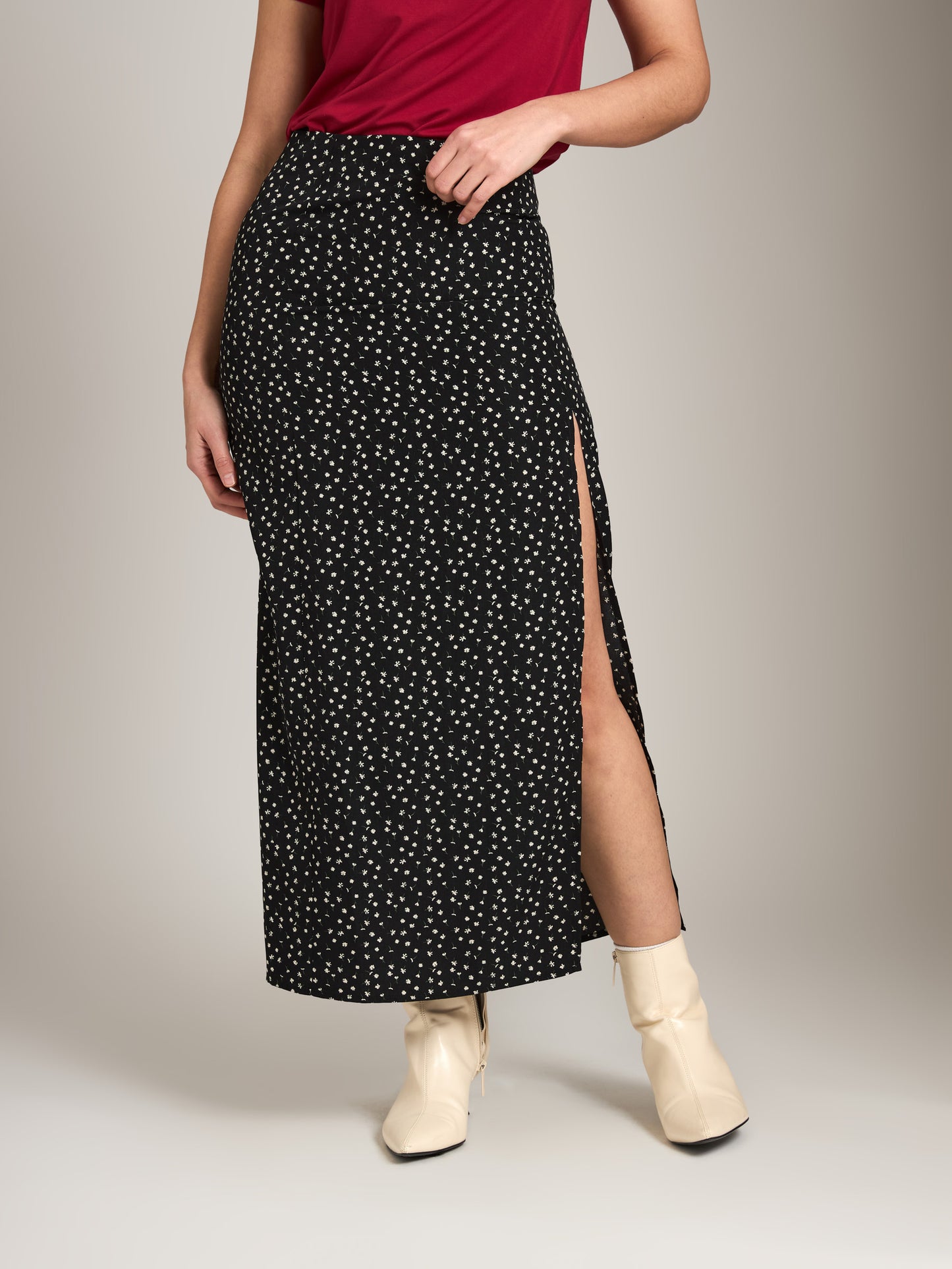 PROPAGANDA - Tilda Floral Column Skirt - 