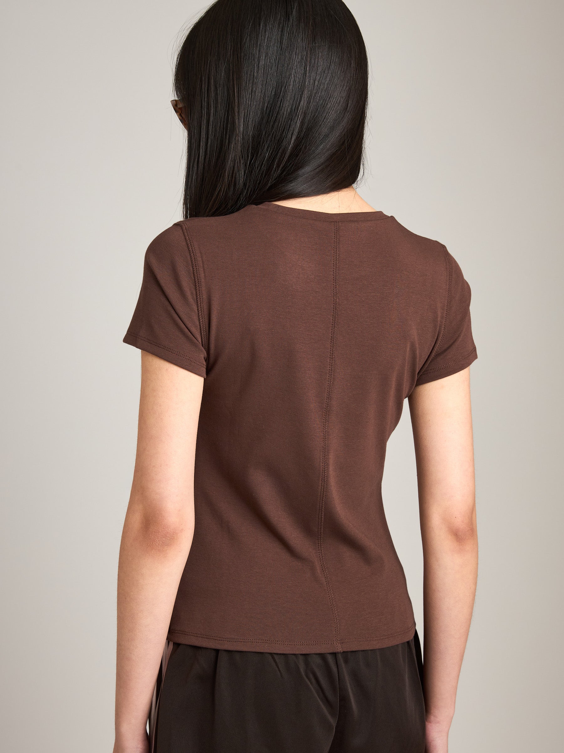 MONK & LOU - Toni High Crew T-Shirt - 