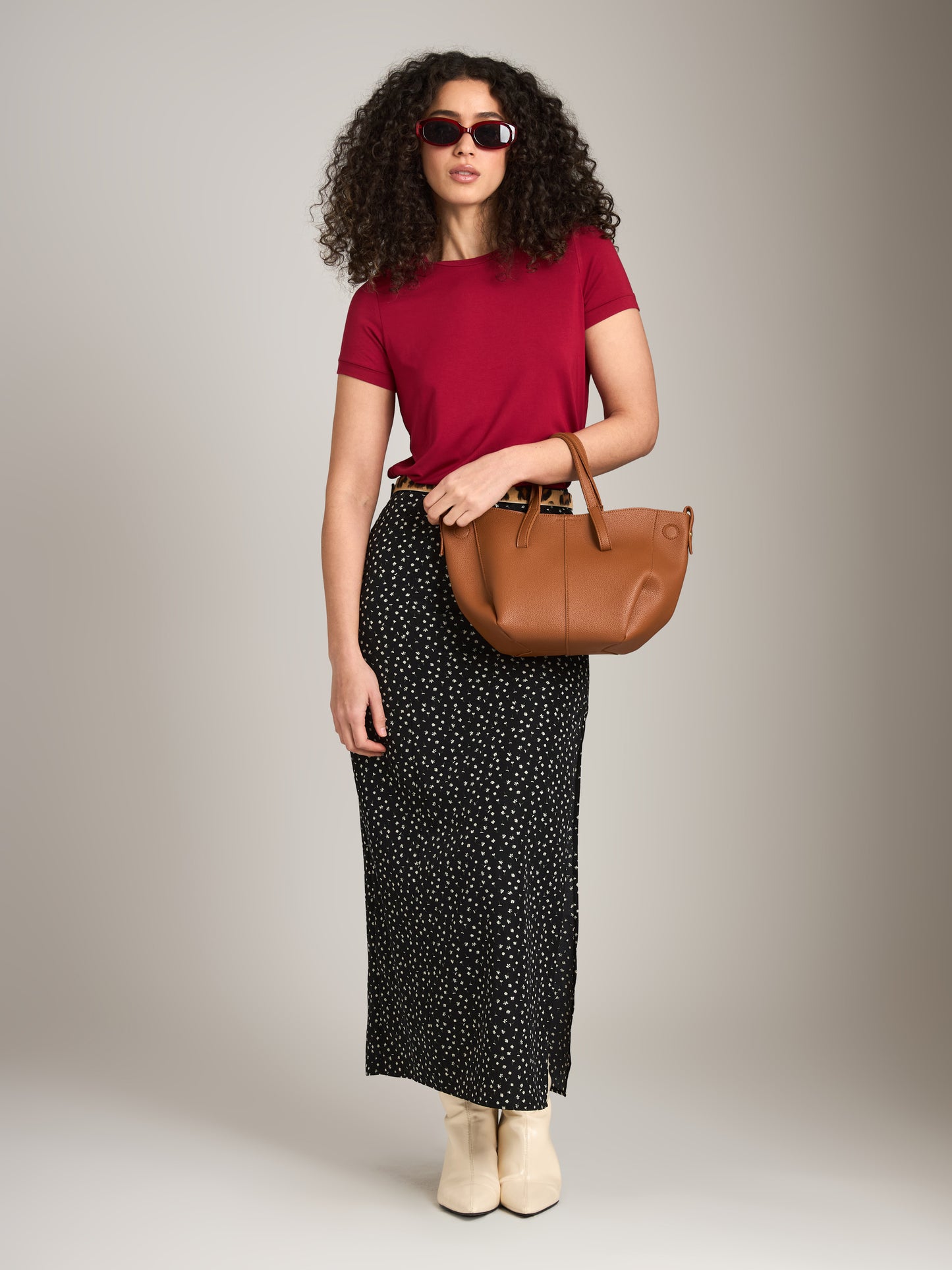 MONK & LOU - Virgo T-Shirt - Cranberry