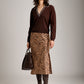 MONK & LOU - Rochelle Longsleeve Polo Sweater - Espresso