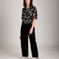 MONK & LOU - Julie Cropped Barrel Pant - Black