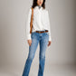 MONK & LOU - Minji Button Up Shirt - White