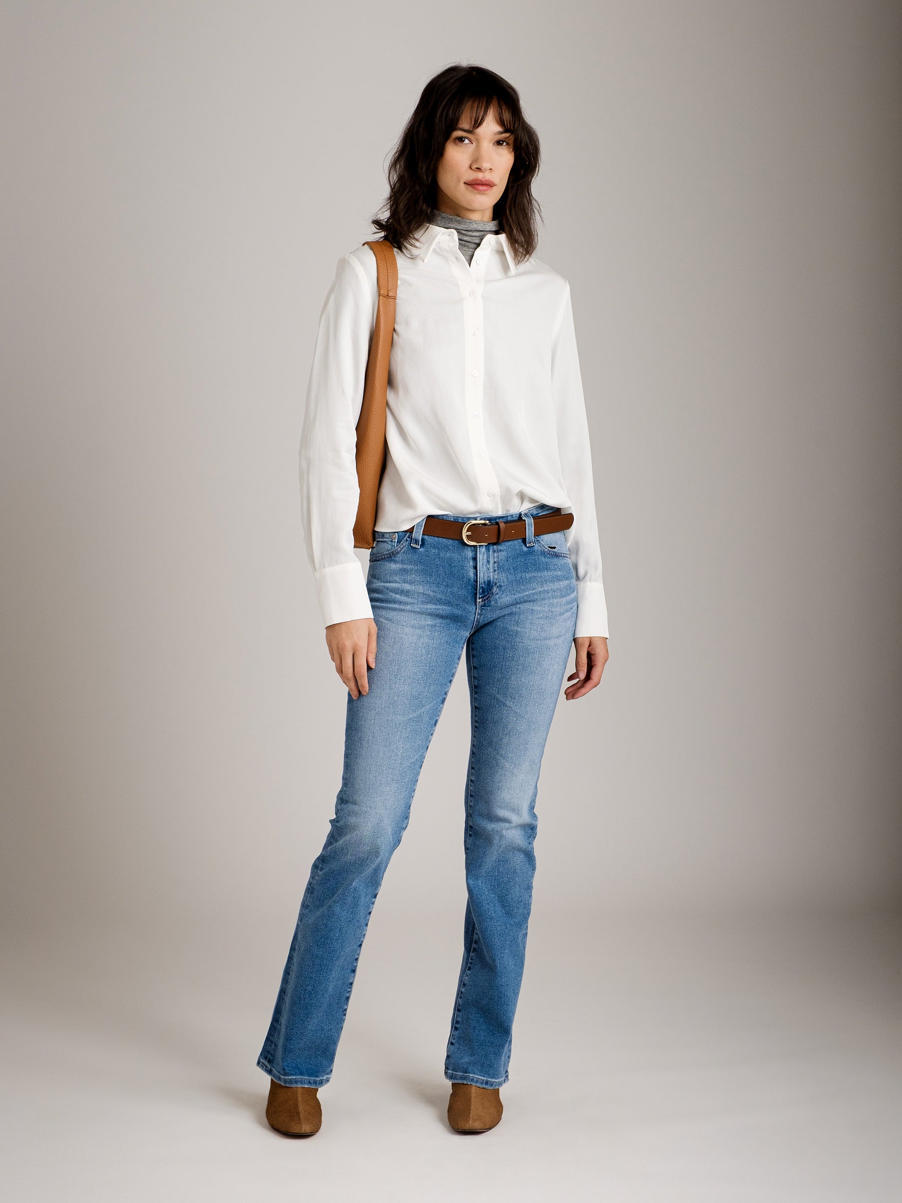 MONK & LOU - Minji Button Up Shirt - White