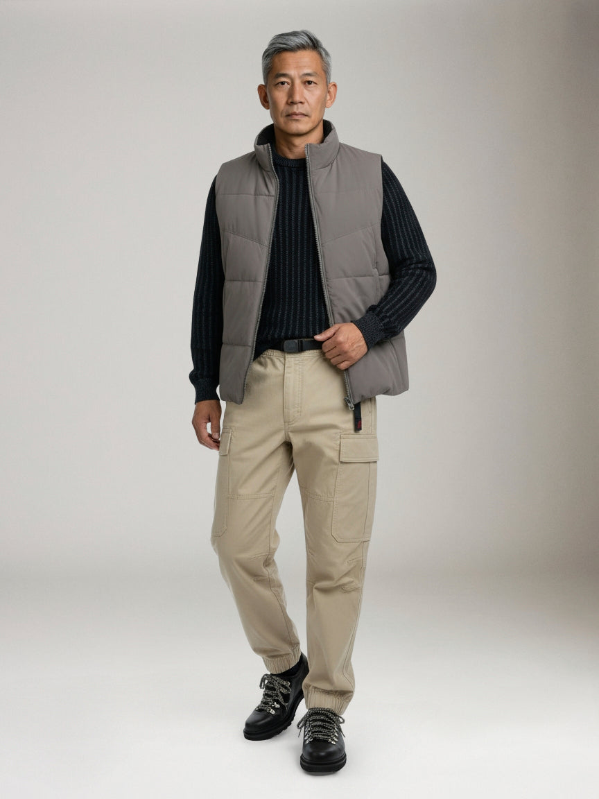 ATRIUM - Flex Puffer Vest - Gray