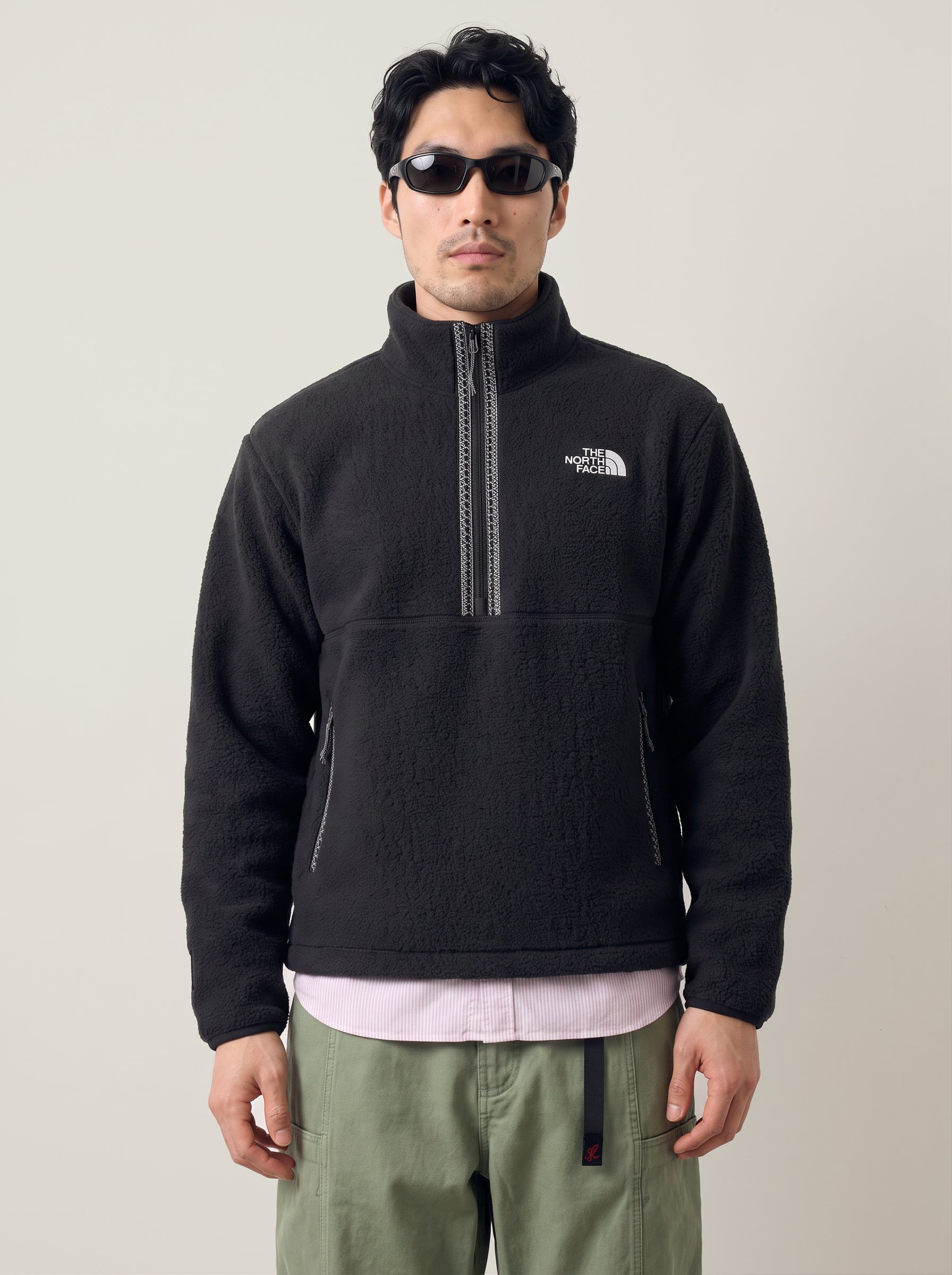 THE NORTH FACE - Men's Fleeski Quarter Zip Pullover - 
