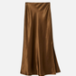 MONK & LOU - Nicola Satin Bias Skirt - 