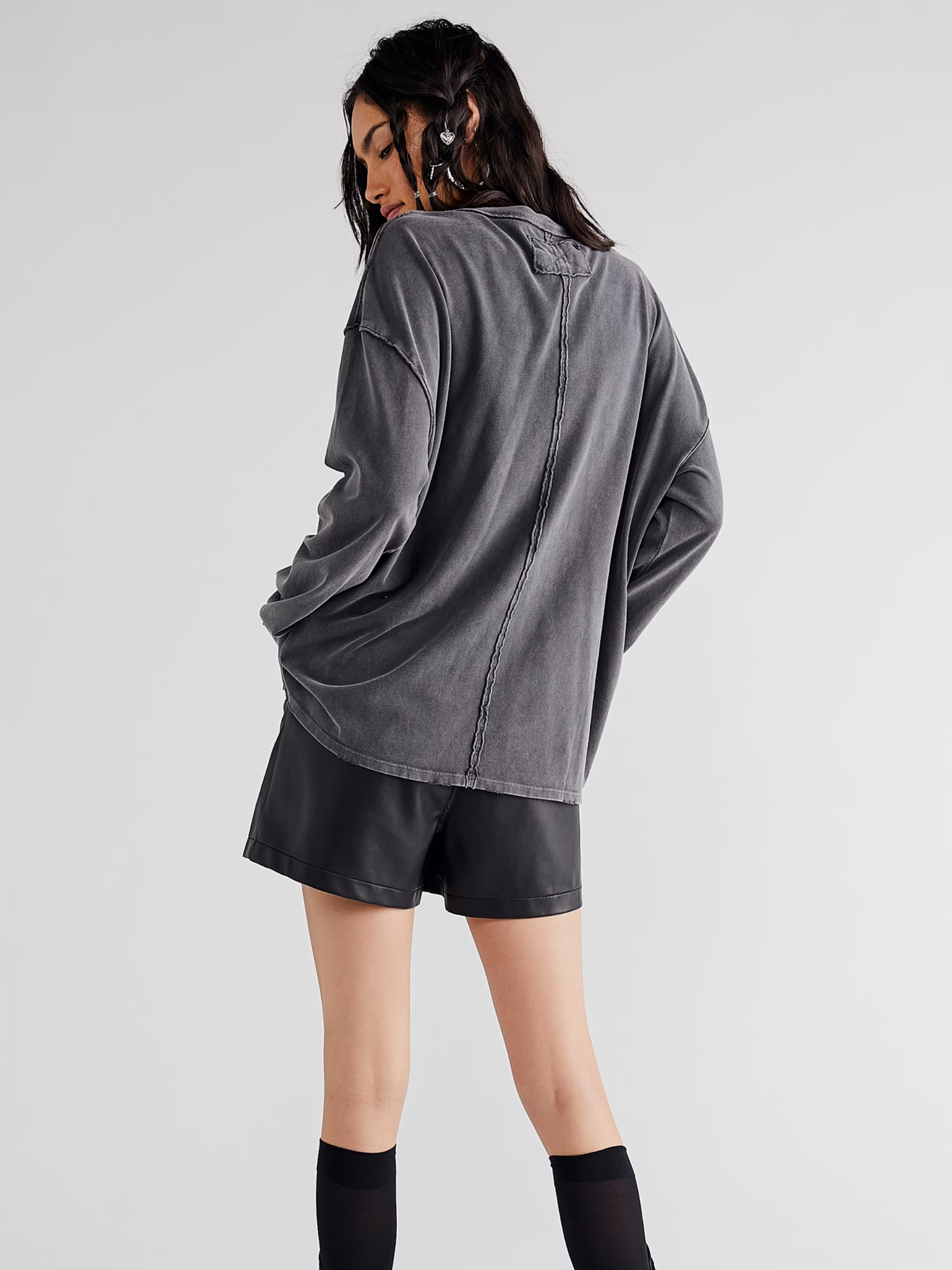 FREE PEOPLE-Fade Into You Long Sleeve-Ivory