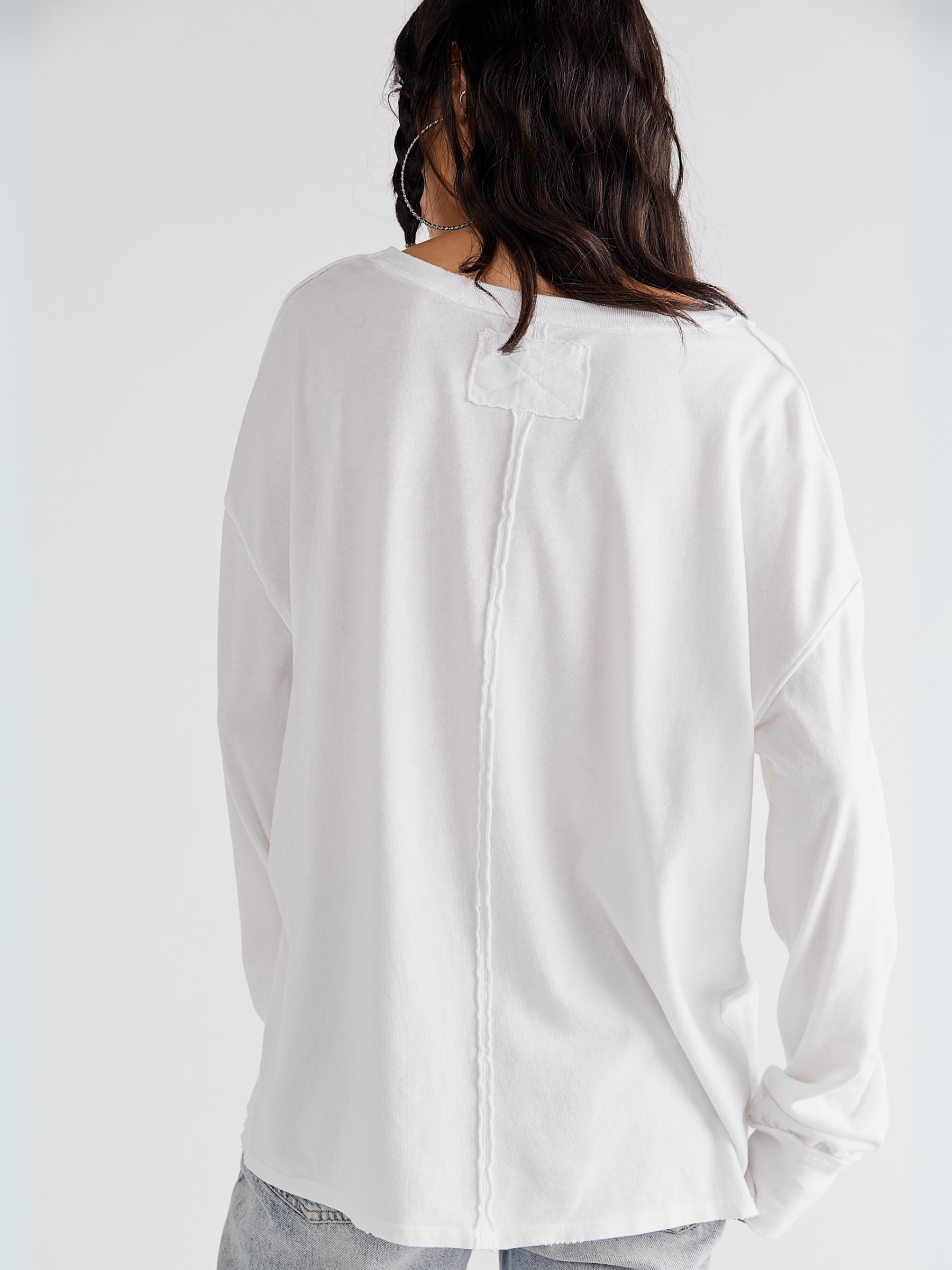 FREE PEOPLE-Fade Into You Long Sleeve-Ivory