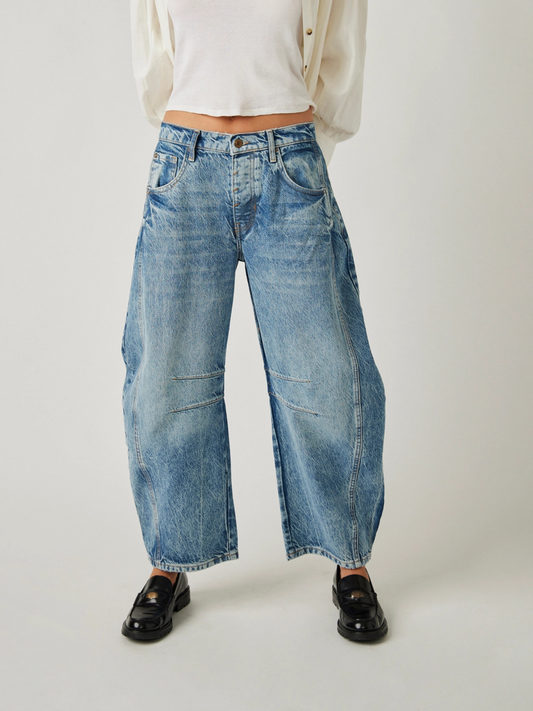 FREE PEOPLE-Good Luck Jean - Ultra Light Beam-Ultra Light Beam