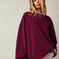 FREE PEOPLE-Classic Stripe Crew-Nautical