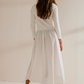 FREE PEOPLE-Aelia Midi Dress-Ivory