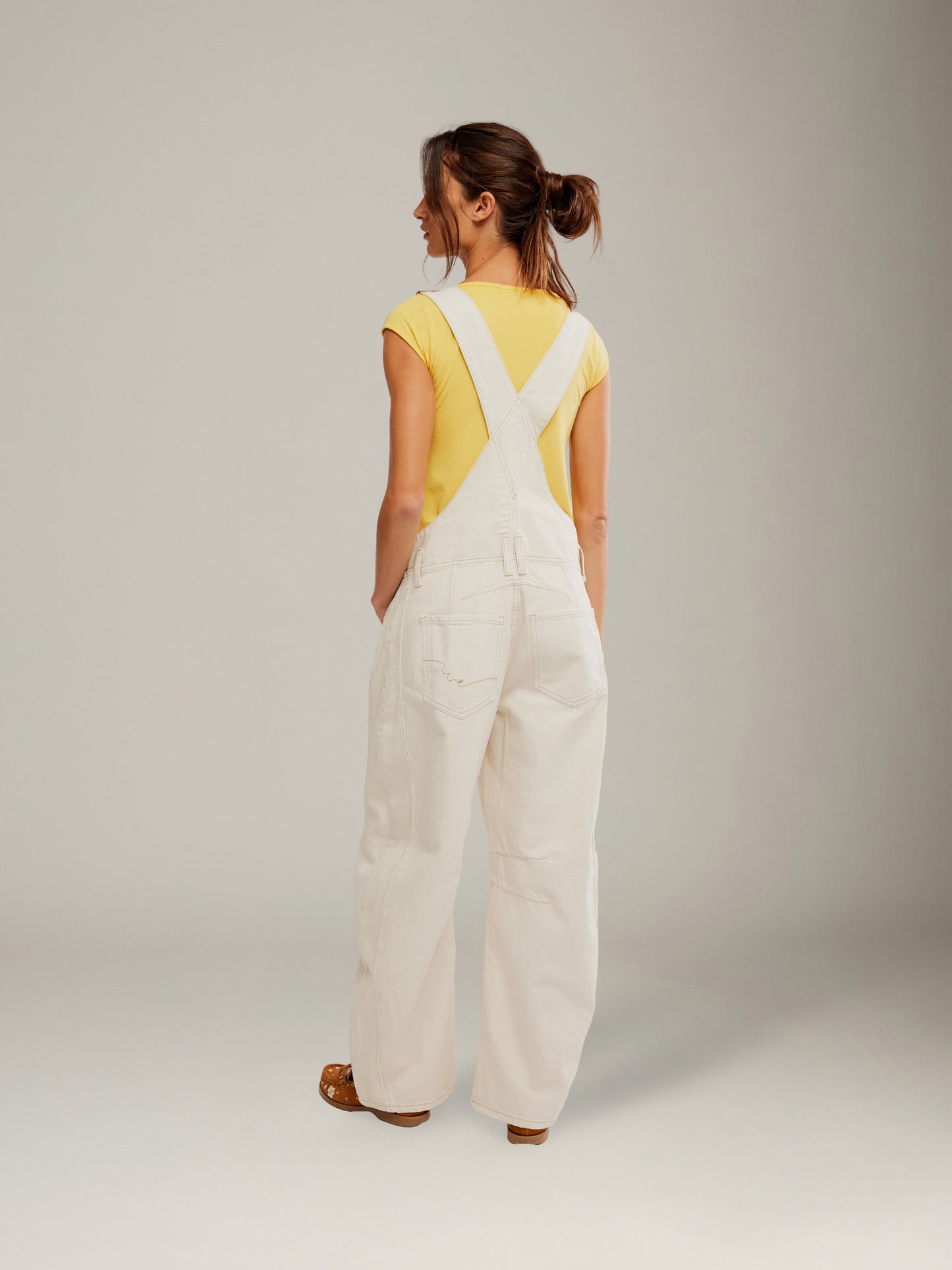 FREE PEOPLE - Good Luck Barrel Overalls - 