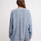 FREE PEOPLE-By the Shore Shirt-Indigo Stripe