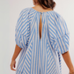FREE PEOPLE-Bop Around Romper-Oxford Combo