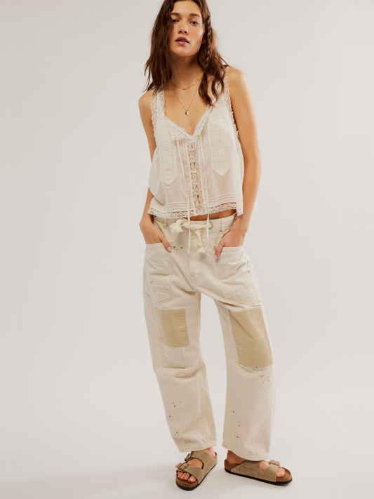 FREE PEOPLE-Evermore Tank-Ivory