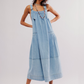FREE PEOPLE-Machu Midi Dress-Frost