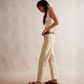 Risk Taker Straight Leg Jeans - Ecru