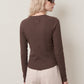FREE PEOPLE - Easy Does It Longsleeve Top - 