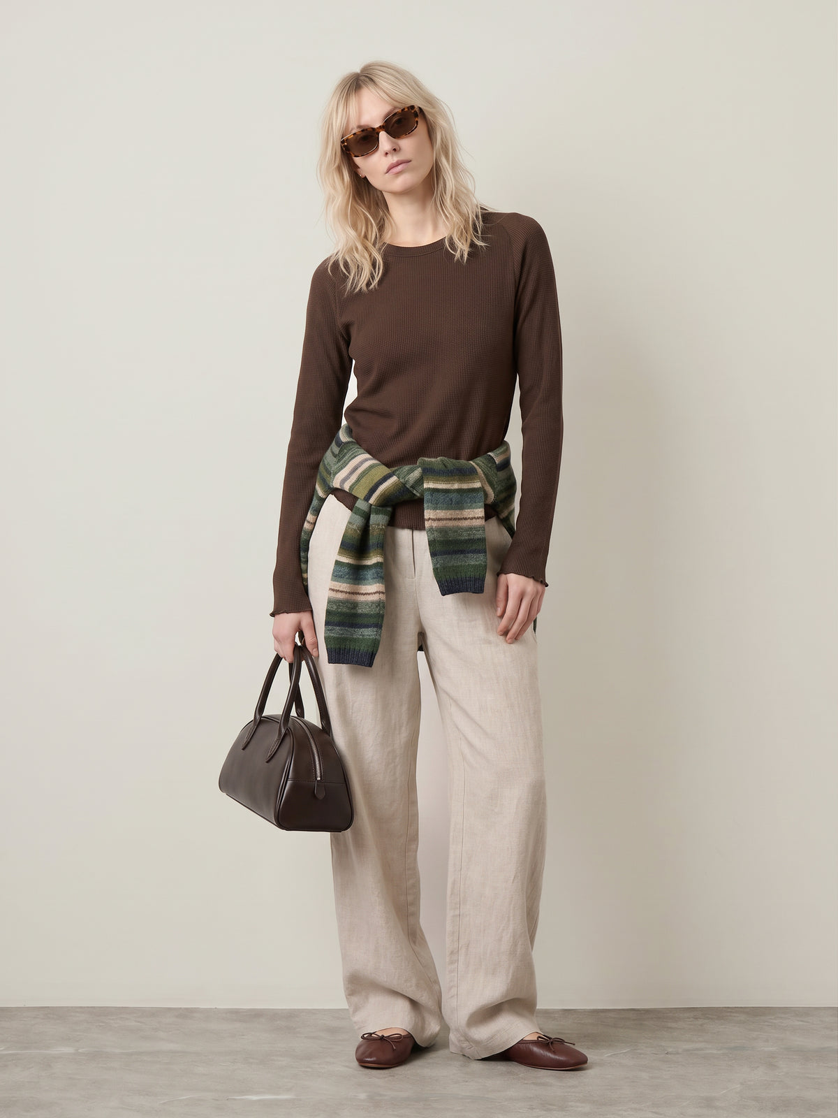 FREE PEOPLE - Easy Does It Longsleeve Top - 
