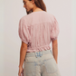 FREE PEOPLE-Little Cloud Shirt-Pale Mauve
