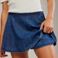 Paradise Found Denim Skort