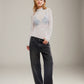 FREE PEOPLE - You Decide Mesh Longsleeve Top - Ivory