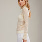 FREE PEOPLE - You Decide Mesh Longsleeve Top - 