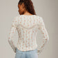 FREE PEOPLE - Let's Party Printed Cardi Top - 