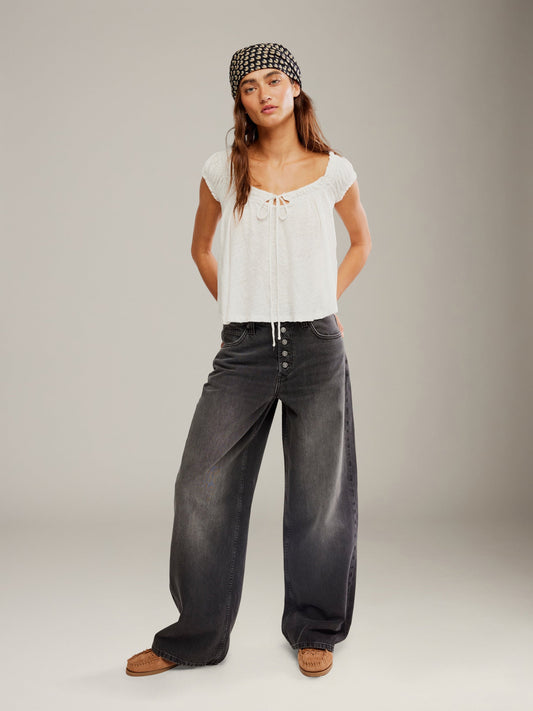 FREE PEOPLE - Nia Boyfriend Jeans - 