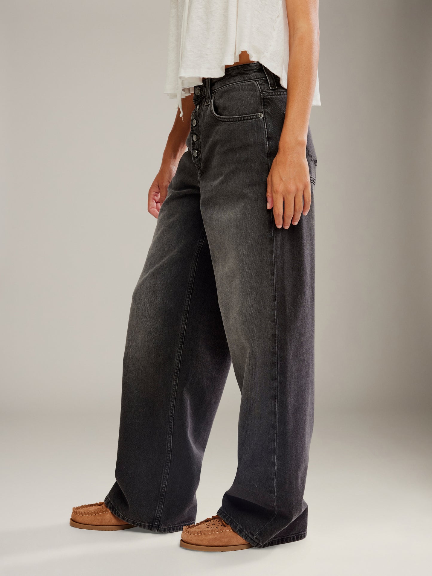 FREE PEOPLE - Nia Boyfriend Jeans - 