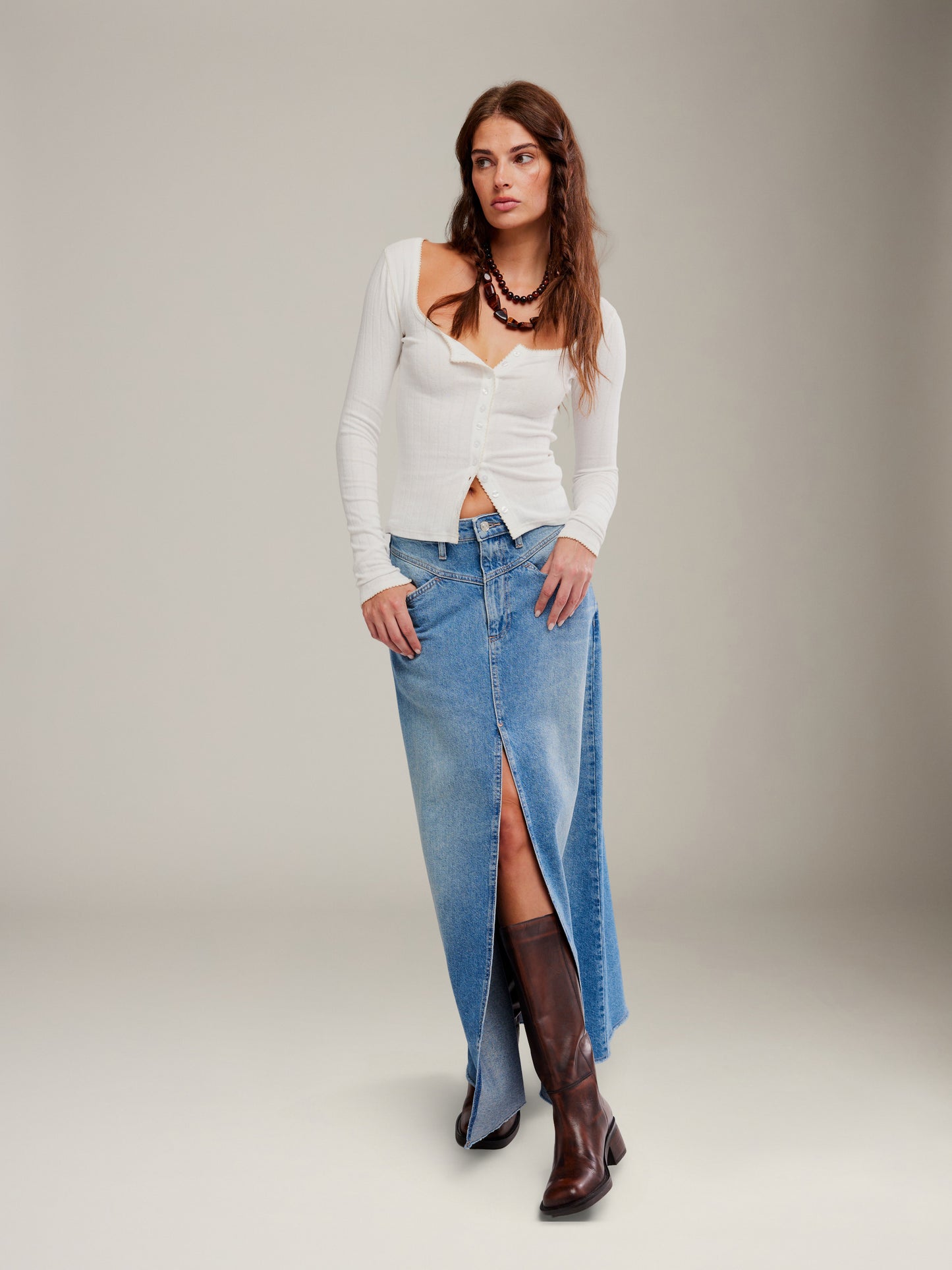 End Game Pointelle Longsleeve T-Shirt