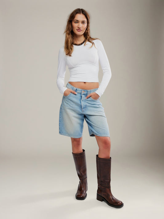 FREE PEOPLE - Protagonist Longsleeve Top - Ivory