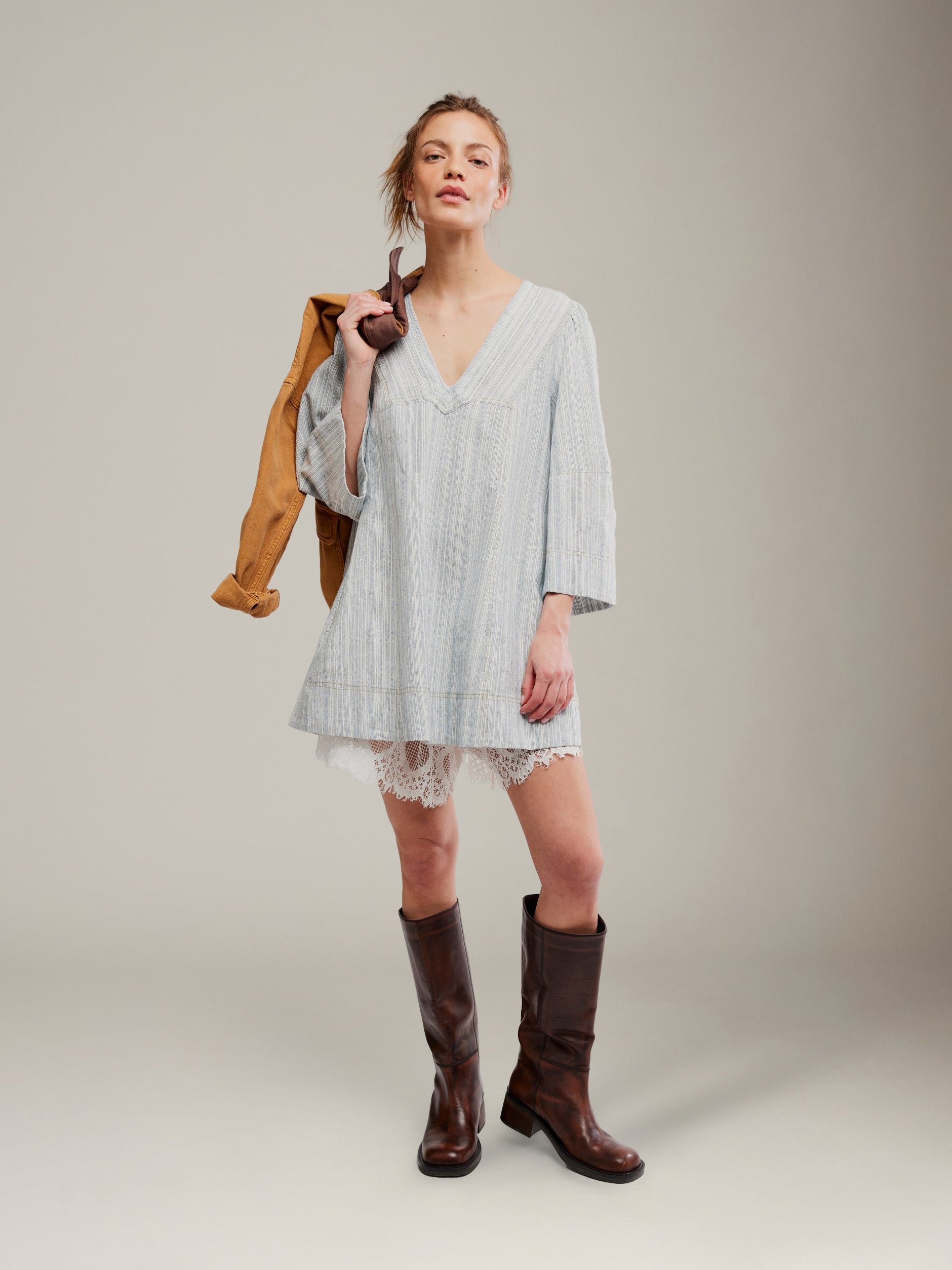 FREE PEOPLE - Goldie Mini Dress - 