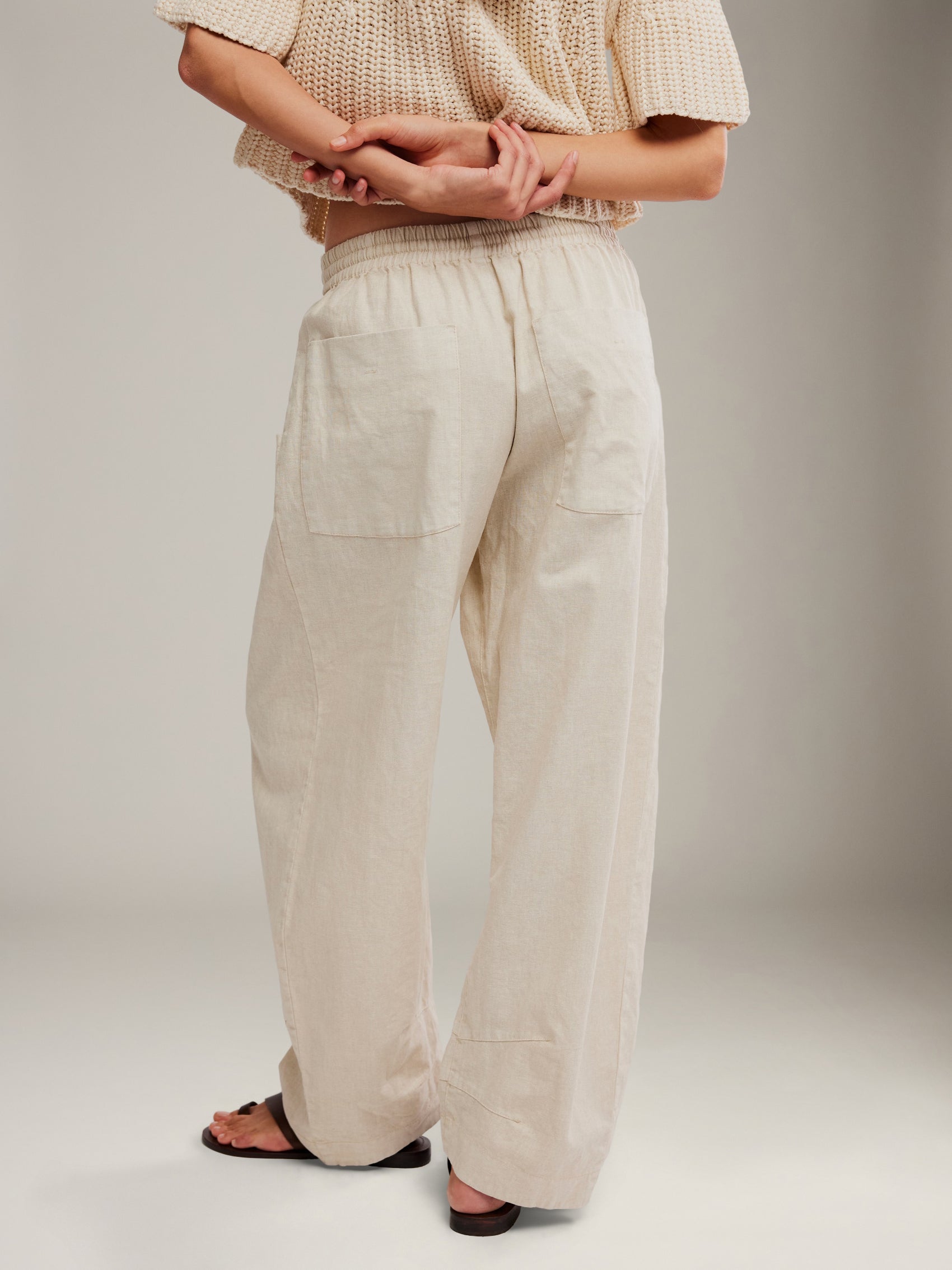 FREE PEOPLE - Chambers Laidback Pull-on Pants - 