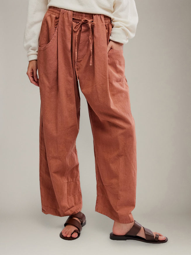 FREE PEOPLE - Chambers Laidback Pull-on Pants - 