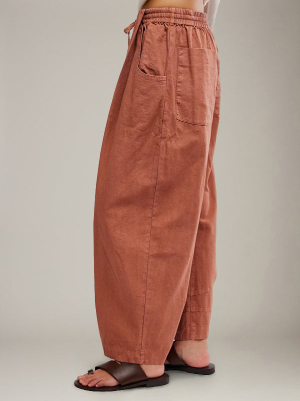 FREE PEOPLE - Chambers Laidback Pull-on Pants - 